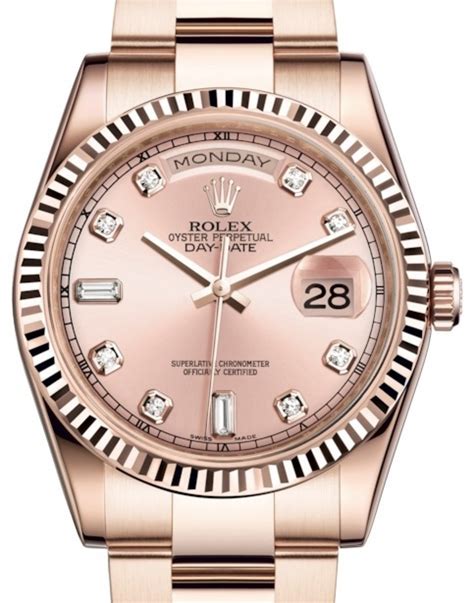 rolex day date 36 rose gold price